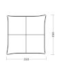 Namiot outdoorowy Event Lounge black/grey L Outwell