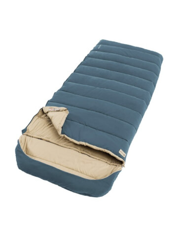 Śpiwór turystyczny Constellation Lux zamek lewy blue 195cm Outwell