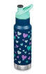 Butelka turystyczna Classic Narrow VI Sport Cap 355ml navy hearts Klean Kanteen 