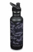 Butelka turystyczna Classic mit Sport Cap 800ml black camo Klean Kanteen 