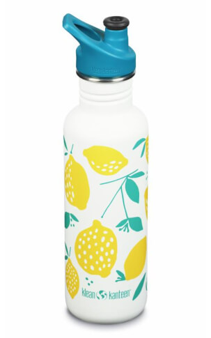 Butelka turystyczna Classic mit Sport Cap 800ml lemons Klean Kanteen 