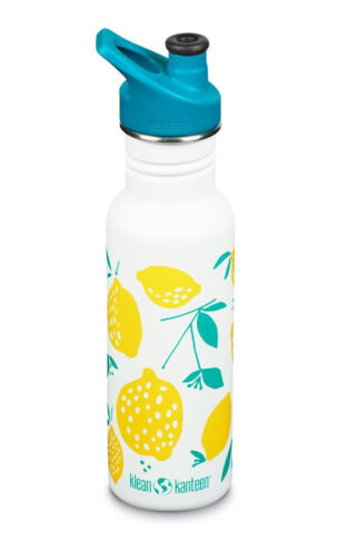 Butelka turystyczna Classic Narrow Sport Cap 532ml lemons Klean Kanteen 