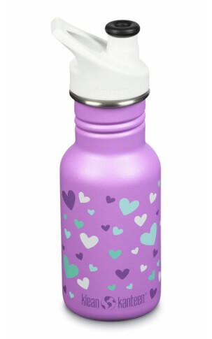 Butelka turystyczna Classic Narrow Sport Cap 355ml orchid hearts Klean Kanteen 