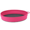 Talerz składany Silicone Ellipse FlexiPlate pink Lifeventure