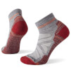 Damskie skarpety trekkingowe Hike Light Cushion Ankle Socks grey-red Smartwool