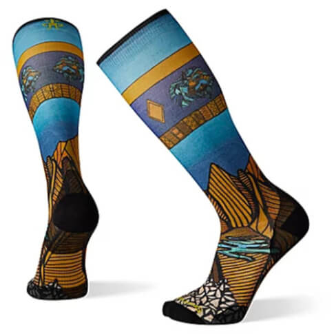 Skarpety narciarskie U'S Performance Ski Zero Cushion Mountain Escape Print OTC Smartwool 