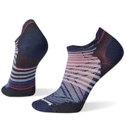 Krótkie skarpety biegowe M'S Run Zero Cushion Low Ankle Pattern Socks with black Smartwool