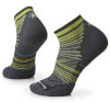 Skarpety biegowe U'S Run Targeted Cushion Pattern Ankle black-green Smartwool