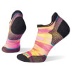 Damskie skarpety biegowe W'S Run Targeted Cushion Brush Stroke Print Low Ankle pink-yellow Smartwool