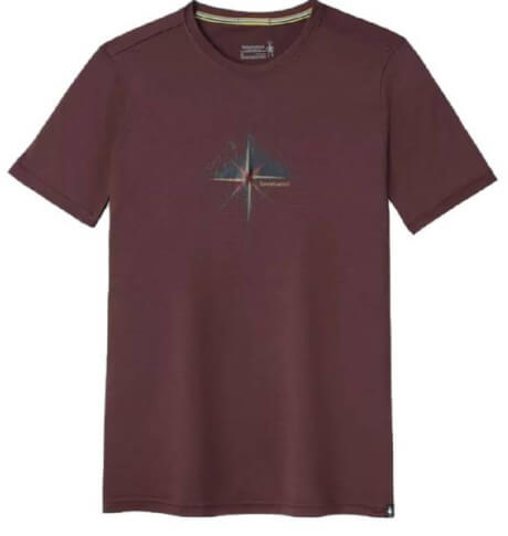 Koszulka z wełny merino M'S Merino Sport 150 Mountain Journey Graphic Tee woodsmoke Smartwool