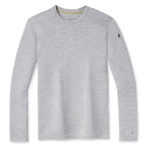 Bluzka termoaktywna M'S Classic Thermal Merino Base Layer Crew Boxed light grey Smartwool