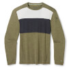 Bluzka termoaktywna M'S Classic Thermal Merino Base Layer Colorblock Crew Boxed winter moss Smartwool