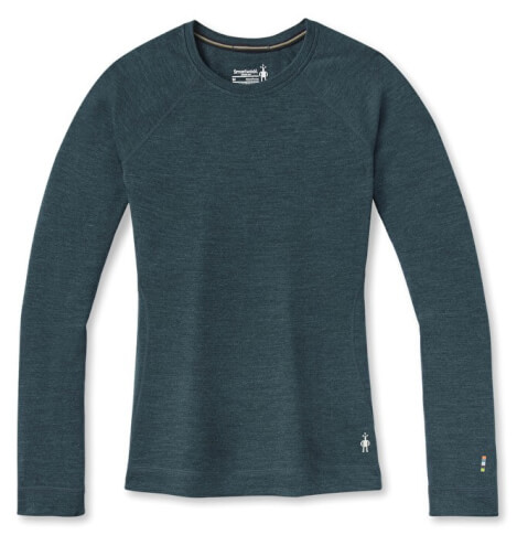 Bluzka termoaktywna W'S Classic Thermal Merino Base Layer Crew Boxed twilight blue Smartwool