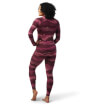 Bluzka termoaktywna W'S Classic Thermal Merino Base Layer Pattern Crew Boxed fuchsia scape Smartwool