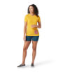 Koszulka z wełny merino W'S Merino Sport 150 Crankset Short Sleeve Graphic Tee Slim Fit yellow Smartwool