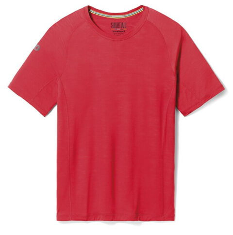 Koszulka z wełny merino M'S Merino Sport 120 Short Sleeve red Smartwool