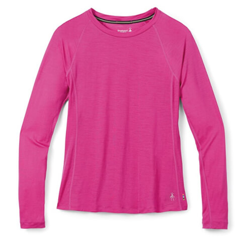 Koszulka z wełny merino W'S Merino Sport Ultralite Long Sleeve fuchsia Smartwool