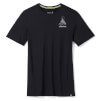 Koszulka z wełny merino M'S Wilderness Summit Short Sleeve Graphic Tee Slim Fit black Smartwool
