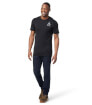 Koszulka z wełny merino M'S Wilderness Summit Short Sleeve Graphic Tee Slim Fit black Smartwool