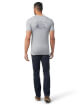 Koszulka z wełny merino M'S Wilderness Summit Short Sleeve Graphic Tee Slim Fit light grey Smartwool