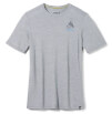 Koszulka z wełny merino M'S Wilderness Summit Short Sleeve Graphic Tee Slim Fit light grey Smartwool