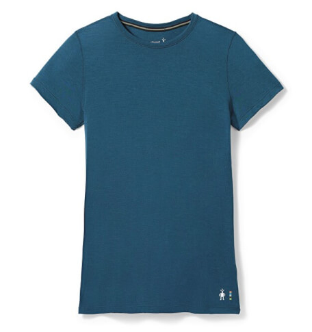 Bluzka z wełny merino W'S Merino Short Sleeve Tee twilight blue Smartwool