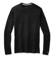 Bluzka z wełny merino M'S Classic All-Season Merino Base Layer Long Sleeve black Smartwool