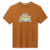 Koszulka z wełny merino U'S River Van Graphic Short Sleeve Tee Slim Fit fox brown Smartwool