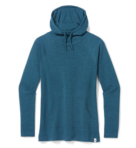 Bluza merino W'S Merino 250 Color Block Hoodie blue Smartwool