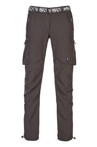 Spodnie trekkingowe damskie Ferlo Long Lady dark grey Milo