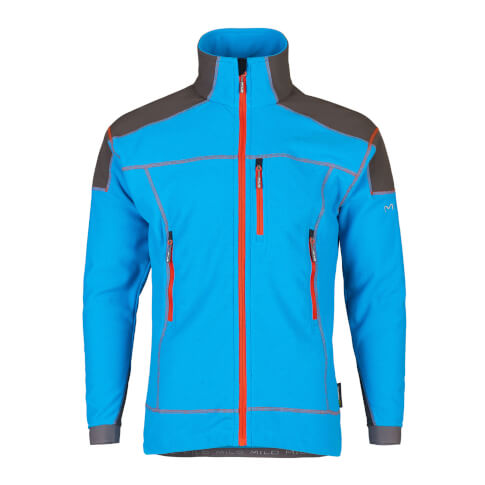 Techniczna kurtka polarowa Sella blue aster/grey Milo