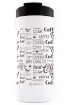 Turystyczny kubek termiczny Notus 2w1 360ml Coffee white Dr Bacty
