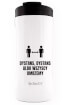 Turystyczny kubek termiczny Notus 2w1 360ml Dystans white Dr Bacty