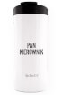 Turystyczny kubek termiczny Notus 2w1 360ml Kierownik white Dr Bacty