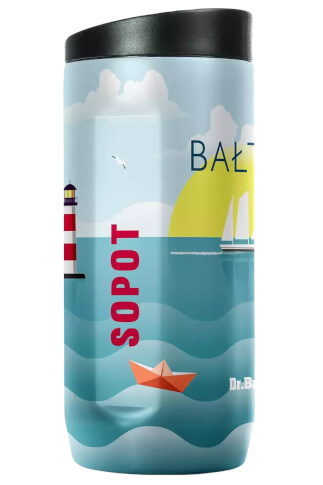 Turystyczny kubek termiczny Notus 2w1 360ml Sopot Dr Bacty