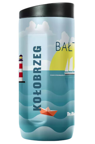 Turystyczny kubek termiczny Notus 2w1 360ml Kołobrzeg Dr Bacty