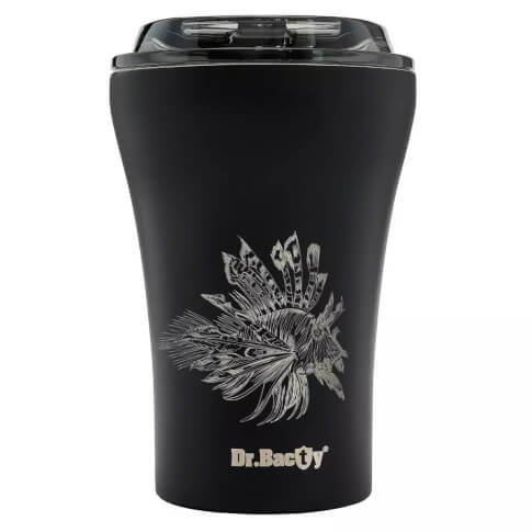 Turystyczny kubek termiczny Apollo 227ml Lionfish black Dr Bacty