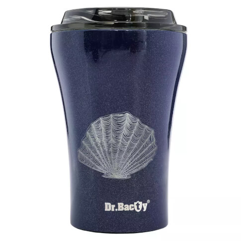 Turystyczny kubek termiczny Apollo 227ml Muszla navy Dr Bacty