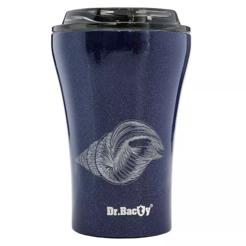 Turystyczny kubek termiczny Apollo 227ml Ślimak navy Dr Bacty