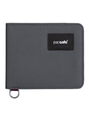 Portfel turystyczny antykradzieżowy RFIDsafe bifold wallet dark grey Pacsafe