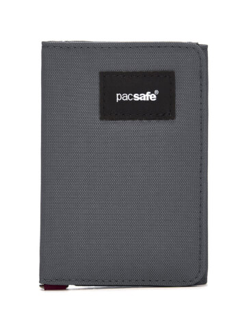 Portfel turystyczny antykradzieżowy RFIDsafe trifold wallet dark grey Pacsafe