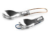 Składany spork turystyczny Glacier Folding Spork silver GSI Outdoors