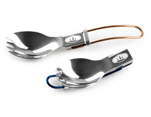 Składany spork turystyczny Glacier Folding Spork silver GSI Outdoors