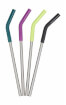Słomki stalowe Straw 4Pack 8mm Multi Color dark Klean Kanteen