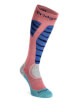 Damskie skarpety narciarskie Ski Easy On Merino Endurance Over Calf coral/blue Bridgedale