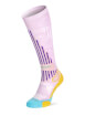 Damskie skarpety narciarskie Ski Lightweight Merino Endurance LD mauv/blue Bridgedale