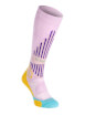 Damskie skarpety narciarskie Ski Lightweight Merino Endurance LD mauv/blue Bridgedale