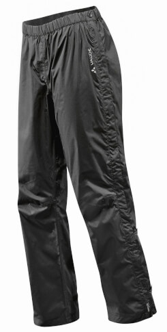 Spodnie membranowe męskie Men's Fluid Full-zip Pants II Short black VAUDE