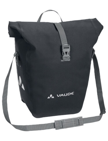 Sakwa rowerowa tylna Aqua Back Deluxe Single 24L phantom black VAUDE