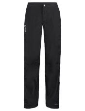 Przeciwdeszczowe spodnie rowerowe Women's Yaras Rain Pants III Long black VAUDE